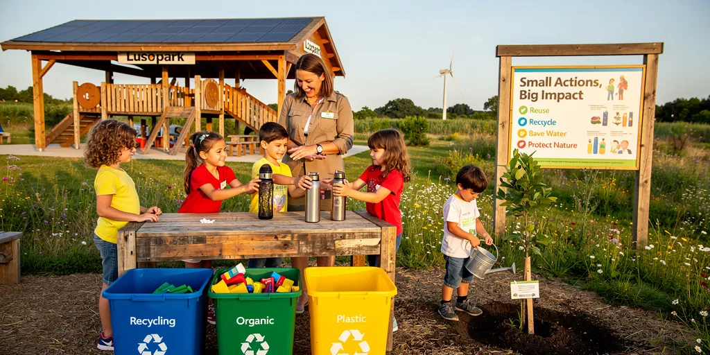 Passeio sustentável com crianças: como a lusopark transforma diversão em consciência
