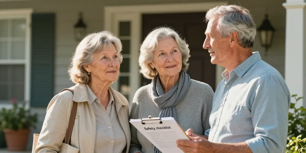 Checklist de segurança : a saindo de casa reduz o stress e protege idosos