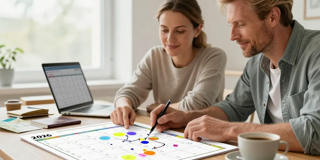 Estratégia a calendario 2026 : poupe tempo e maximize feriados para viajar mais