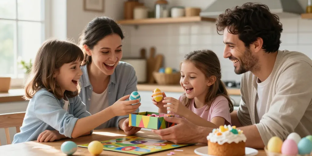 Surpresa caseira : 7 jogos familiares para transformar a confinamento páscoa